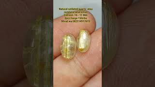 Batu Cendana serat emas 2pcs harga 150ribu #cendana #batupermata #batuakik