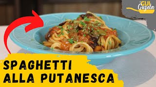 SPAGHETTI ALLA PUTTANESCA. Receita de macarrão pronto em 15 minutos