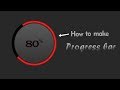 How to make Progress Bar using Adobe Photoshop CS6 | Easy Photoshop tutorial