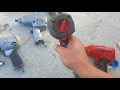 Air Impact Wrench Sound Comparison Review Snap-On MG725 vs. Ingersoll Rand 2135QTI 2115TIMax CP734