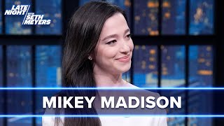 Mikey Madison Finally Sees the Anora Menorah from Sarah Sherman's Cut SNL Sketch