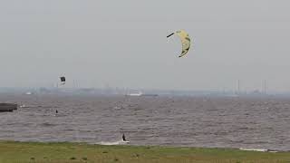 WSF Wing Kite 2023/06/06＠検見川浜 梅雨前線の接近で強風注意報