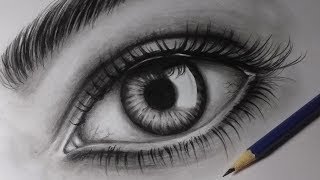 Como desenhar um olho realista| How to draw realistic eye