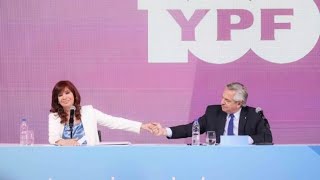 El presidente y la vicepresidenta participaron del acto por los 100 años de YPF.