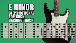 Deep Emotional E Minor Pop-Rcok Guitar Backing Track