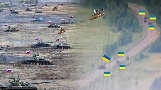 Horrifying Moments! How Ukrainian Drones Destroy Russian Troops on Top of Tanks Near Avdiivka 5