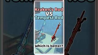 Kraken's Rod VS Tempest Rod! Which Is better? #fisch #roblox #robloxshorts