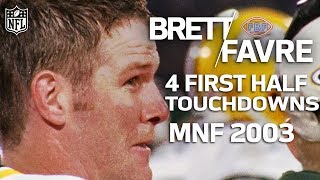 Remember when Brett Favre Honored his Late Father with 4 First Half TD Passes? | NFL Highlights