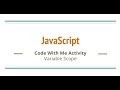 JavaScript Code Challenge #10 Variable Scope