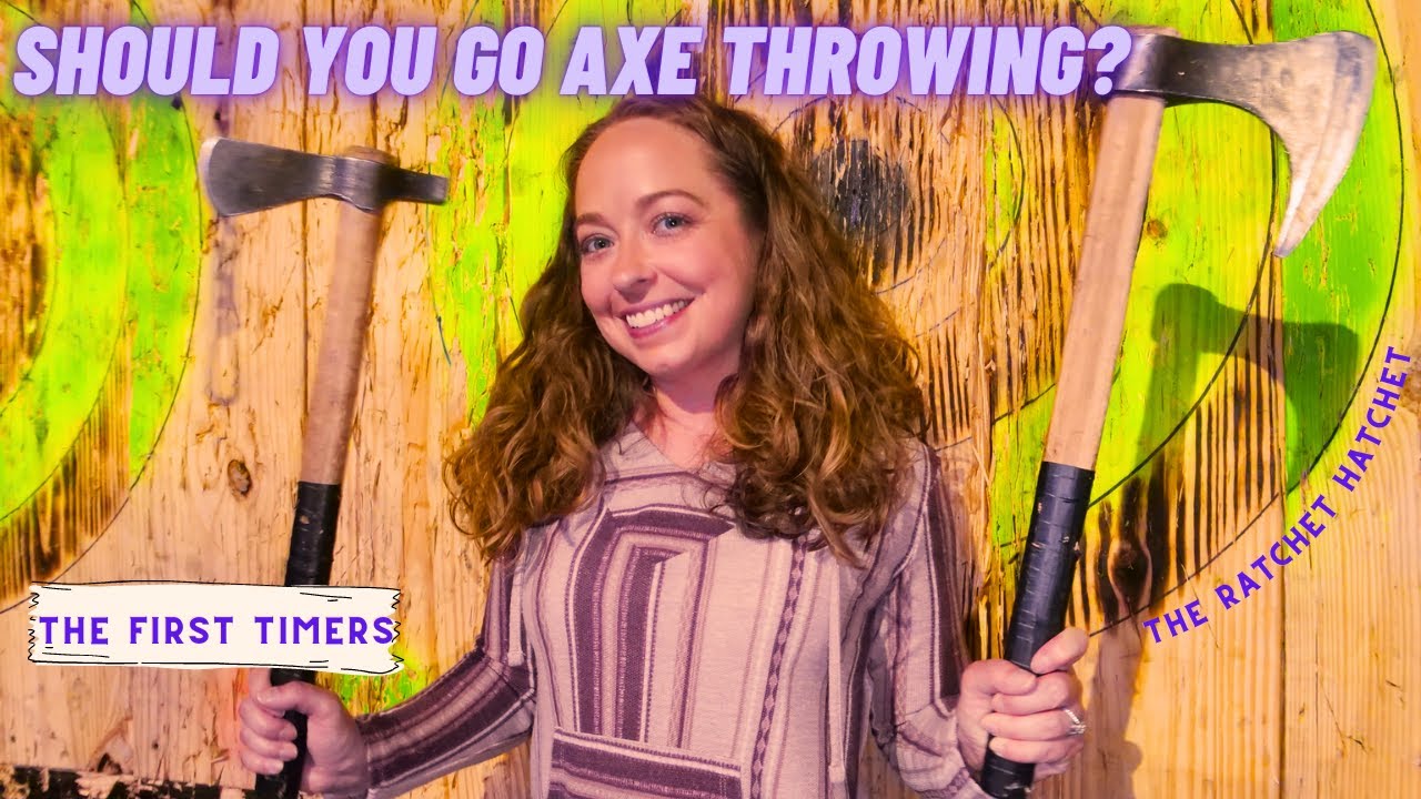 Trying Axe Throwing Youtube