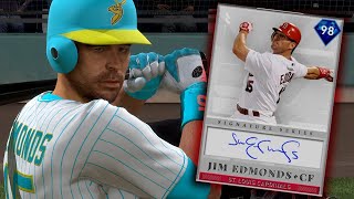 98 Jim Edmonds Debut! POTM Nick Castellanos Hits HR! MLB The Show 19 Ranked Seasons Diamond Dynasty