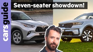 Toyota Kluger vs Kia Sorento 2022 seven-seater SUV comparison review: Which is the best family SUV?