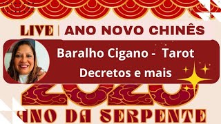 ✨️LIVE- ANO NOVO CHINÊS| ANO DA SERPENTE 🐍#fabisanttoss#anonovochines#anodaserpente #baralhocigano