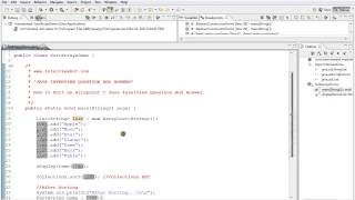 JAVA HOW TO SORT AN ARRAYLIST DEMO