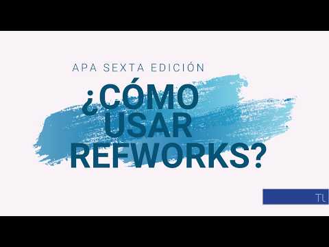 Cómo Usar Refworks
