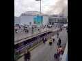 100s flee wrecked Brussels airport after explosions