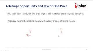 FRM Level 1: Prices, Discount, Factors and Arbitrage