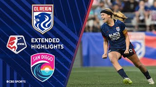 OL Reign vs. San Diego Wave FC: Extended Highlights | NWSL | CBS Sports Attacking Third