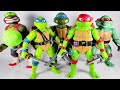 comparing the mutant mayhem giant leonardo and raphael to the old tmnt giants