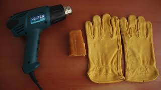 Deri Eldiven için Balmumu Uygulaması (Su geçirmez)// Beeswaxing for outdoor (leather) gloves