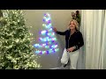 Bethlehem Lights Lit Wall Tree with 150 LED Lights on QVC