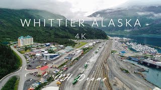 WHITTIER ALASKA!! 4K drone video