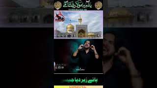 Yeh Mera Mola Raza Ha New Noha by Farhan Ali Waris Shahadat Imam Raza a.s Status video