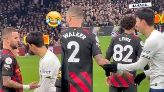 😜Son Heung-min Teases His Former Teammate Kyle Walker as City Lose!