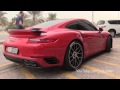 735hp porsche 991 turbo s pp performance fast accelerations onboard u0026 revs