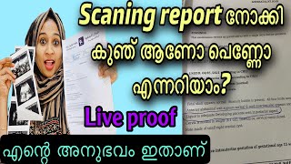 Scanning report നോക്കി കുഞ് ആണോ പെണ്ണോ എന്നറിയാം|