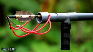 Easy Way To Create Powerful PVC Slingshot With Arrows - DIY Slingshot
