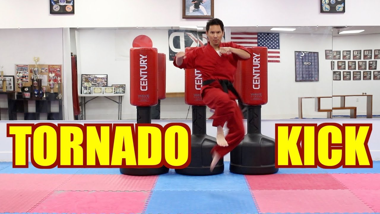 KARATE Lesson 9 - HOW TO DO A TORNADO KICK - YouTube