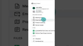 How to use Google Docs Smart Chips + Dropdowns! #shorts