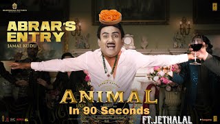 Animal Film In 90 Second ft. Jethalal || Animal Jethalal version