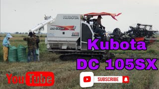 Kubota DC105SX បូមស្រូវដាក់បាវ | Kubota DC105SX Rice Pump into the bags