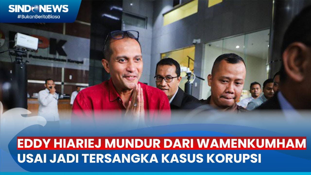 Wamenkumham Eddy Hiariej Ajukan Pengunduran Diri Ke Jokowi - YouTube