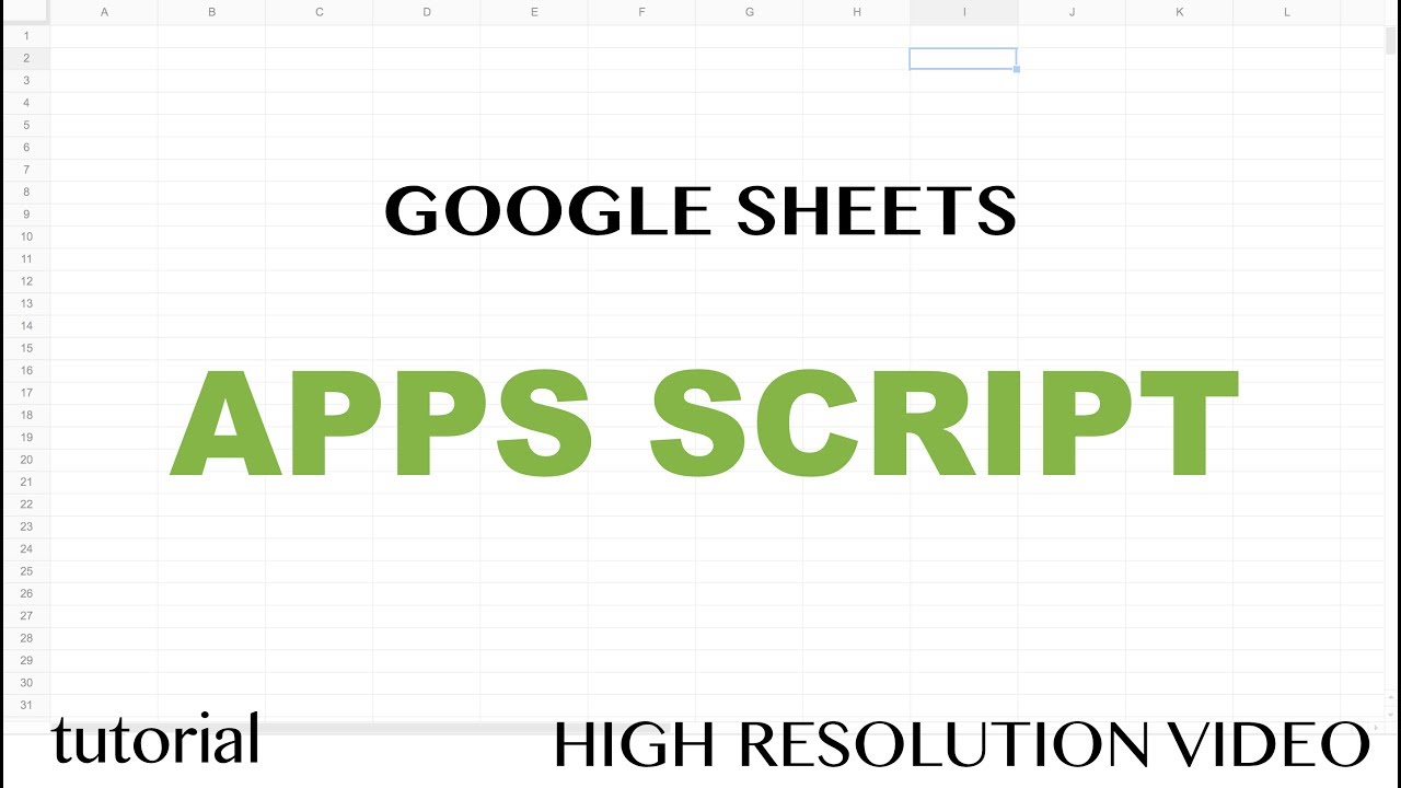 Google Sheets Apps Script Tutorial - Clear Contents - Part 4 - YouTube