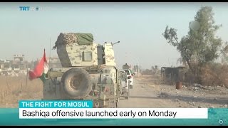 The Fight For Mosul: Peshmerga forces retake parts of Bashiqa town