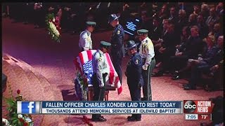 Officer Kondek funeral