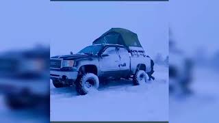 Heavy Snowfall car Camping// CAR CAMPING trip