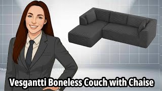 Vesgantti Cloud Couch with Chaise | Most comfortable modular sofa