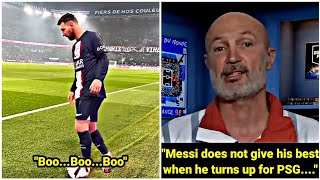 The reason why PSG fans booed Messi during PSG against Lyon