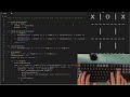 ASMR Programming - Tic Tac Toe- No Talking (Part 1)