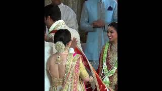 Nita Ambani and Mukesh Ambani Emotional Moment | Isha ambani Wedding #shorts
