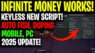 Fisch Script for INFINITE Money! 🐟 NO KEY, AFK Auto Fish, Dupe, Auto Farm Roblox Fisch Macro Mobile