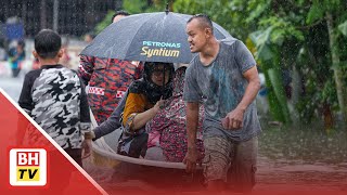 Johor Bahru mula dilanda banjir