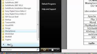 Setting up Wamp Server 2 -- Part 1