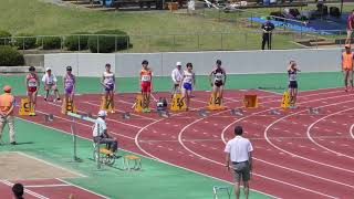 2019 秋田県陸上競技選手権 少年B女子 100m 決勝