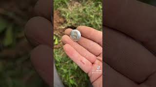 Vintage sterling silver button cover! #treasure #treasurehunt #metaldetecting #silver #new #button