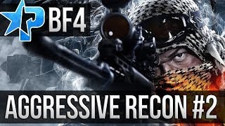 BF4 M40A5 Iron Sights - Aggressive Recon #2 (Battlefield 4 M40A5 Sniping Gameplay)